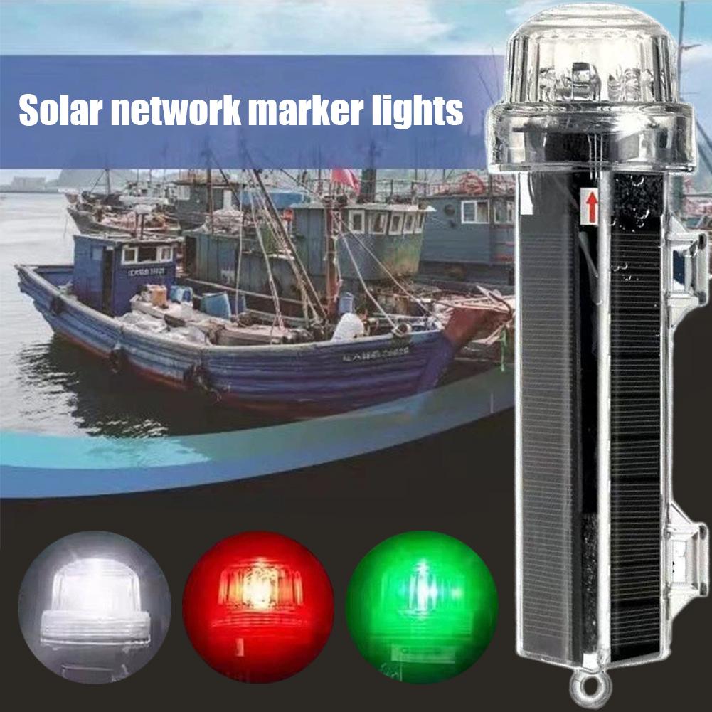 Solar Ocean Signal Light Navig - Fishing Boat Navigation Light recension och pris